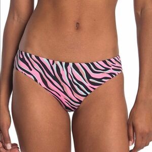 The Bikini Lab Hipster Bikini Bottoms, Pink/Black, 2XL, NWT‎